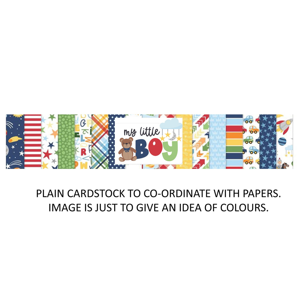 Echo Park My Little Boy - Bazzill Matchmaker Pack