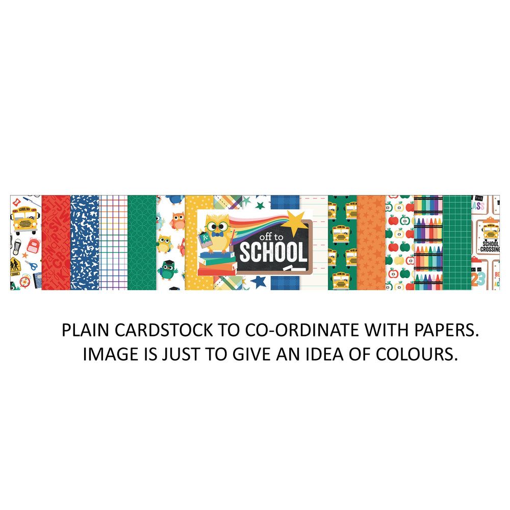 Echo Park Off To School - Bazzill Matchmaker Pack