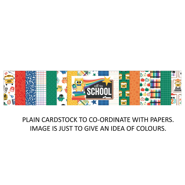 Echo Park Off To School - Bazzill Matchmaker Pack