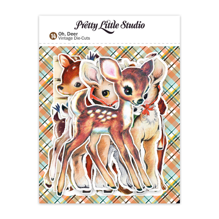Pretty Little Studio - Oh, Deer Vintage Die Cuts