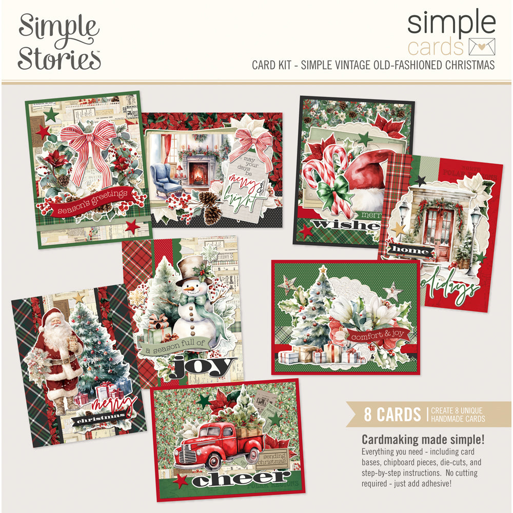 Simple Stories Simple Vintage Old-Fashioned Christmas - Simple Cards Kit