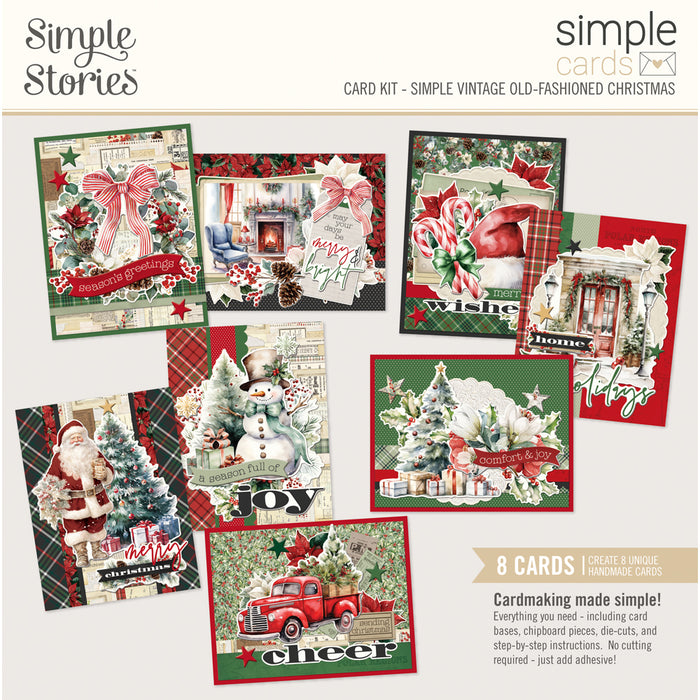 Simple Stories Simple Vintage Old-Fashioned Christmas - Simple Cards Kit