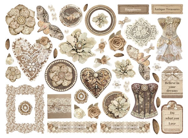 Stamperia Old Lace - Die-Cuts