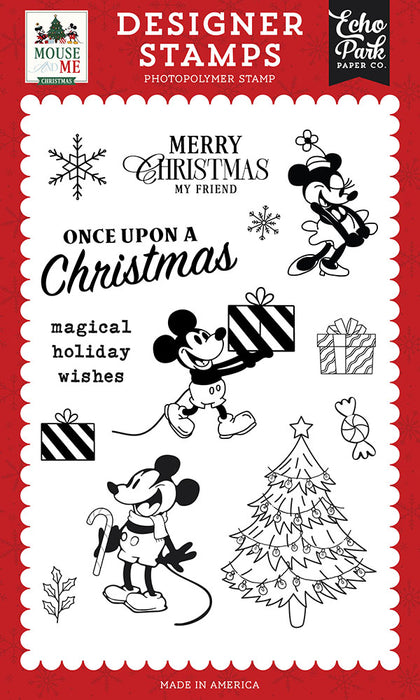 Echo Park Mouse And Me Christmas - Once Upon A Christmas Stamps