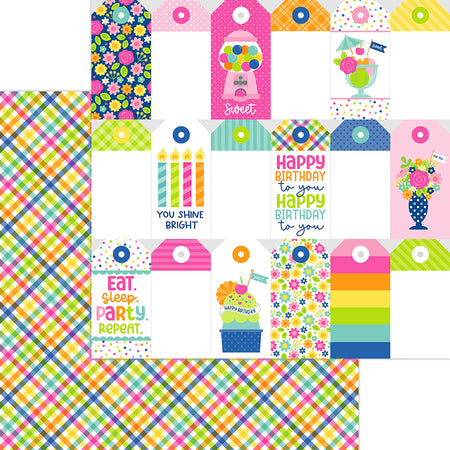 Doodlebug Design Cupcakes & Candles - Party Plaid