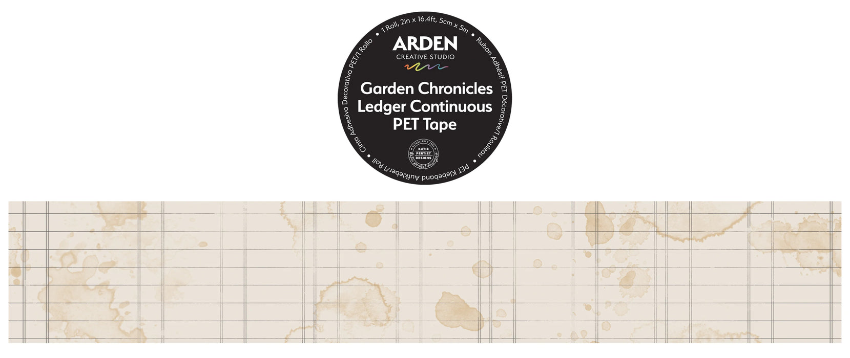 Arden Creative Studio Garden Chronicles - Ledger Continuous PET tape