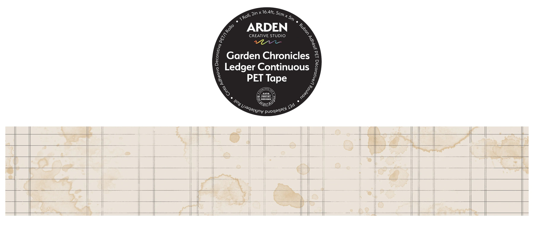 Arden Creative Studio Garden Chronicles - Ledger Continuous PET tape
