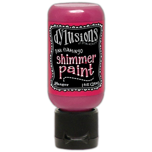 Dylusions 1oz Shimmer Paint - Pink Flamingo