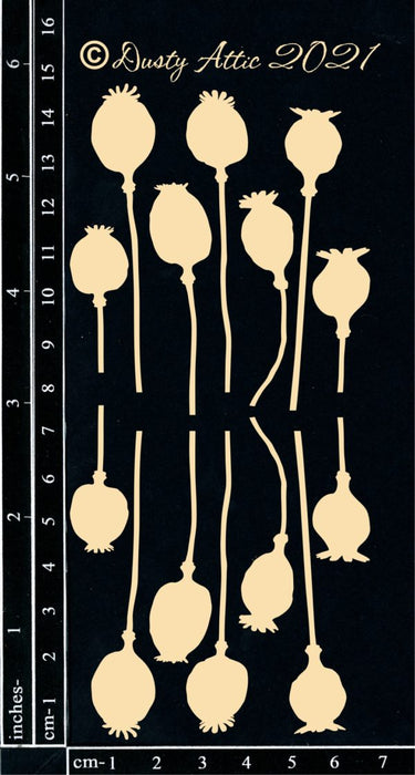 Dusty Attic - Poppy Heads Small