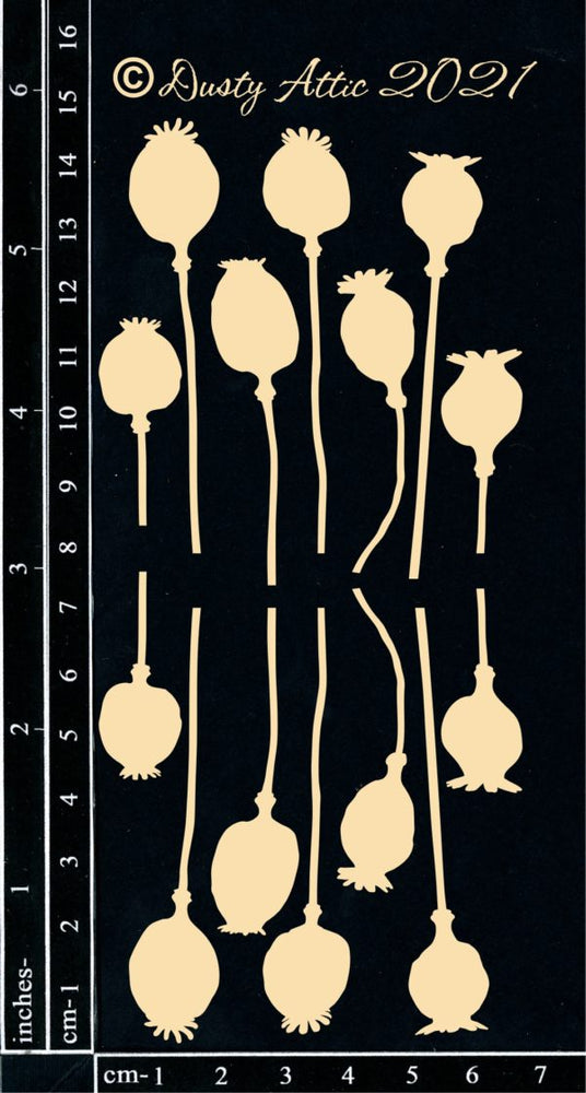 Dusty Attic - Poppy Heads Small