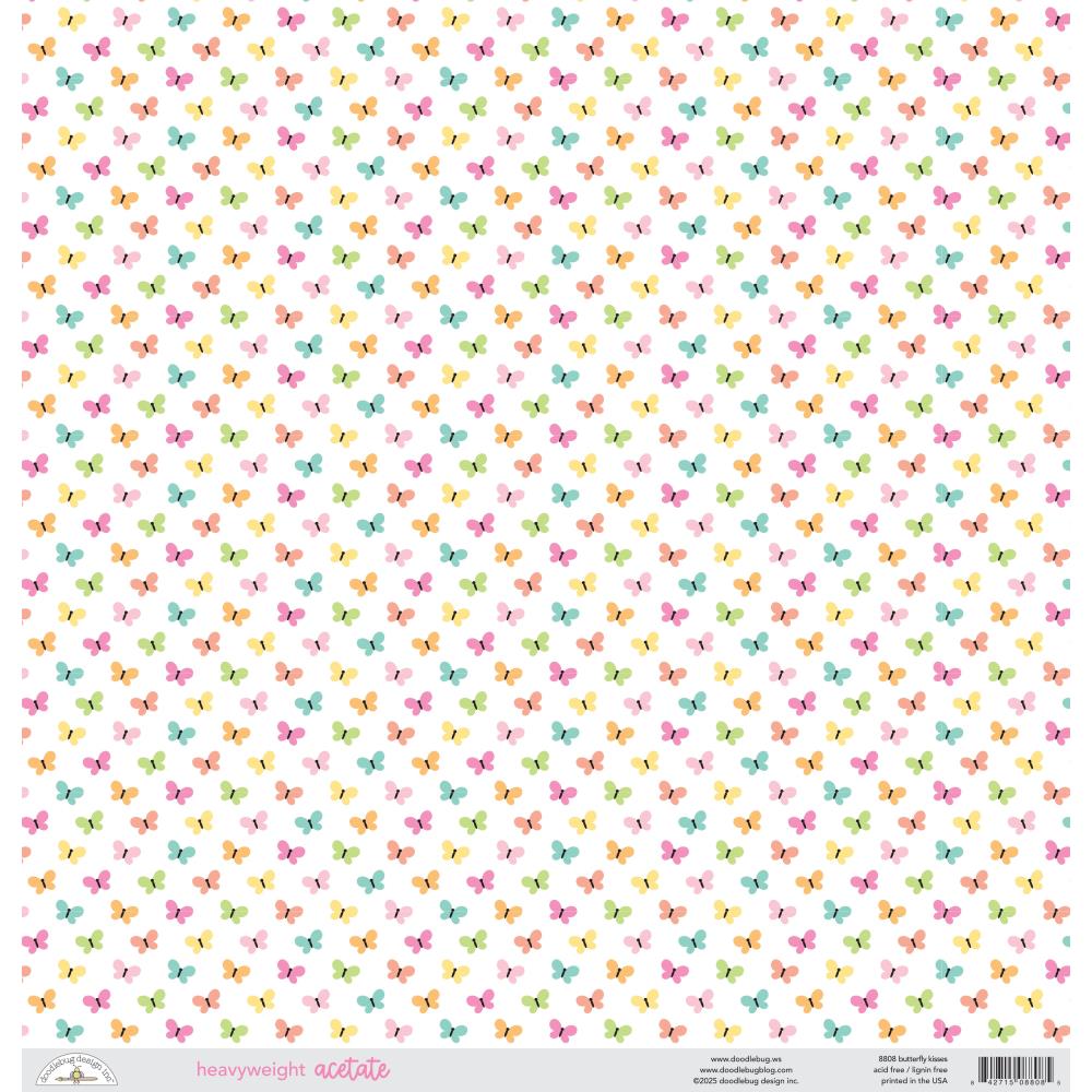 Doodlebug Design Butterfly Kisses - Printed Acetate