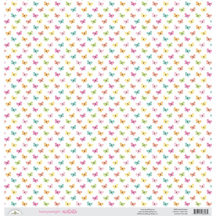 Doodlebug Design Butterfly Kisses - Printed Acetate