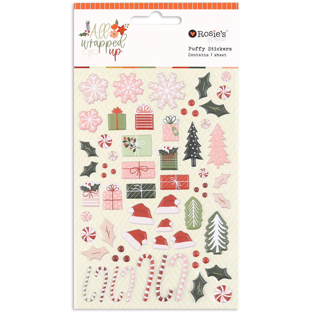 Rosie's Studio All Wrapped Up - Puffy Motif Stickers