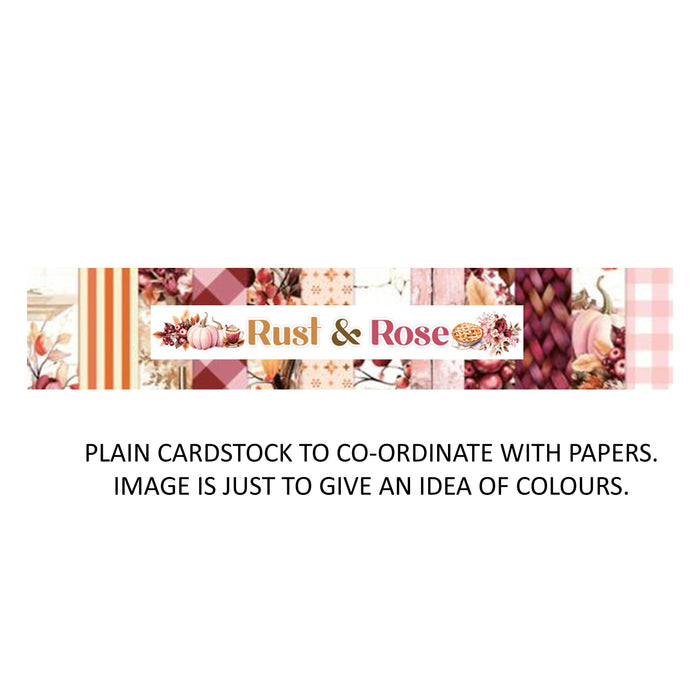 Mintay Papers Rust & Rose - Bazzill Matchmaker Pack
