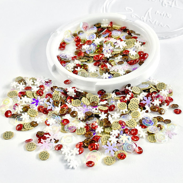 Picket Fence Studios Sequin Mix - Santa's Cookies