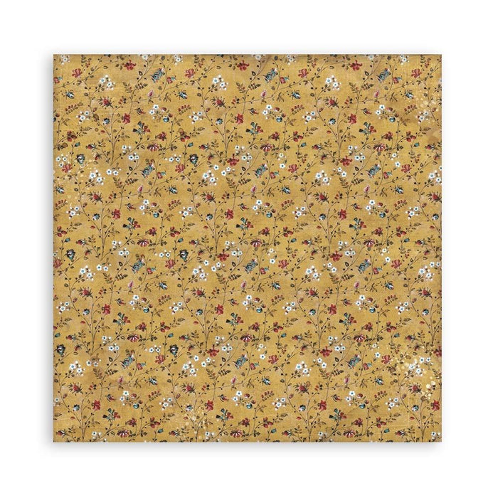 Stamperia Sunflower Art - 12x12 Fabric