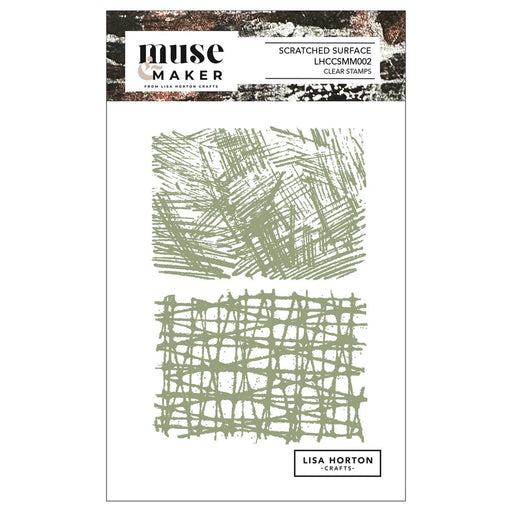 Lisa Horton Crafts Muse & Maker Clear Stamps - Scratched Surface