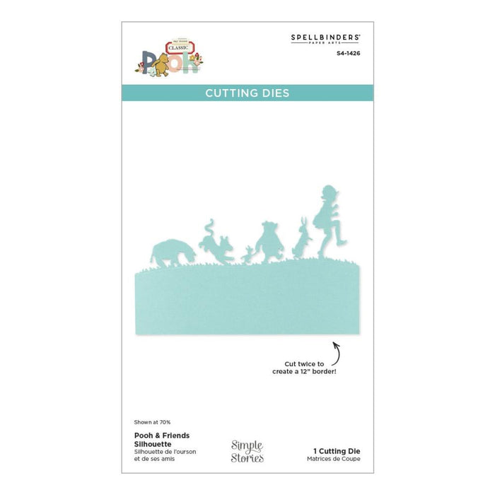 Spellbinders Dies Say Cheese Classic Pooh - Pooh & Friends Silhouette