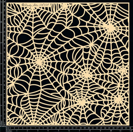 Dusty Attic - Spider Web Panel Large