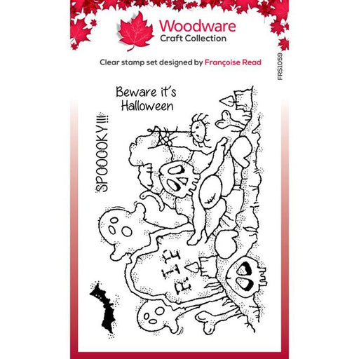 Woodware Clear Stamps - Spooky Night