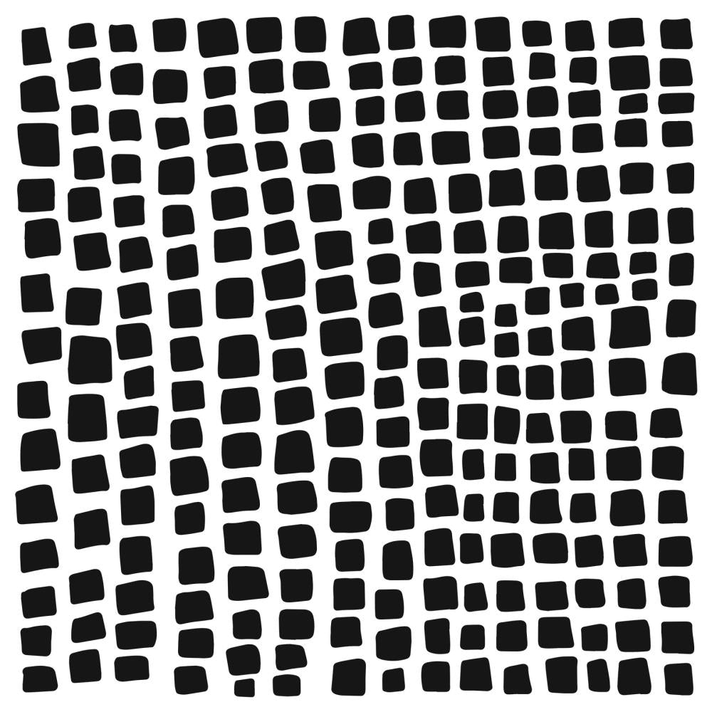 Crafter's Workshop 6x6 Template - Square Stones