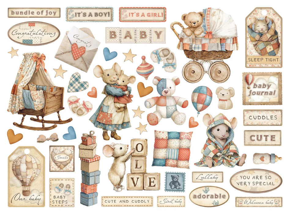 Stamperia Baby - Die Cuts
