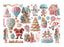 Stamperia Candy Christmas - Adhesive Paper Ephemera