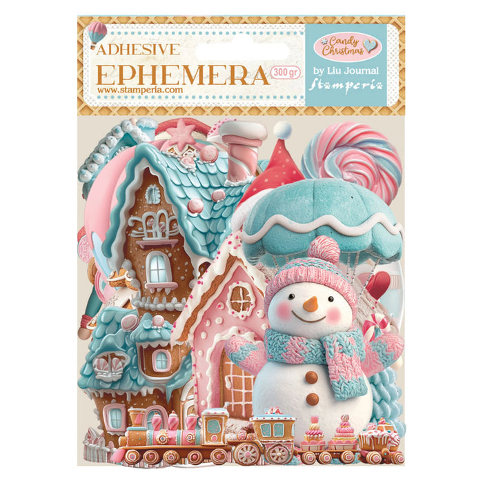 Stamperia Candy Christmas - Adhesive Paper Ephemera