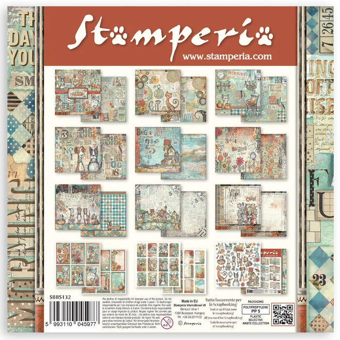 Stamperia Furry Friends - 8x8 Paper Pack