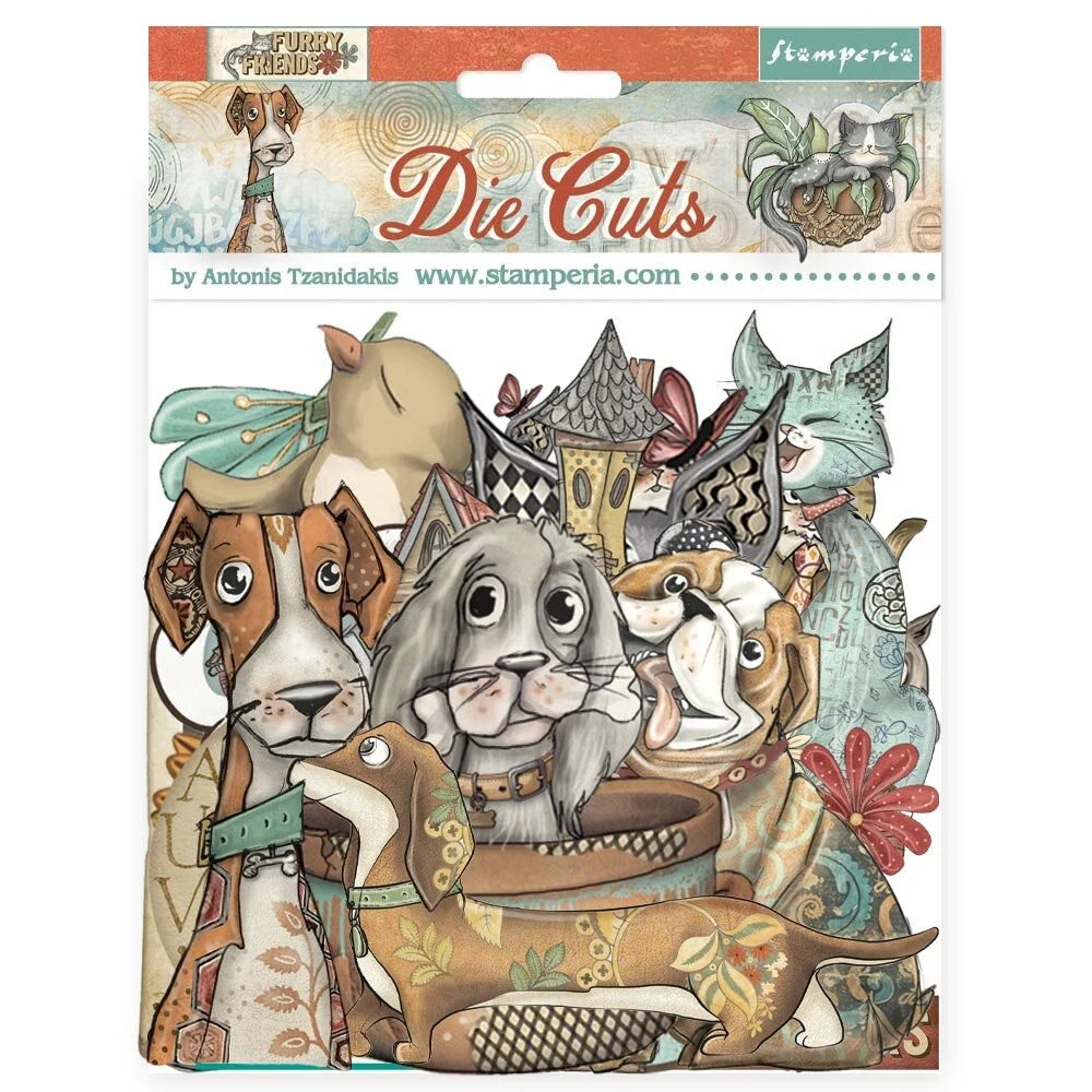 Stamperia Furry Friends - Die Cuts