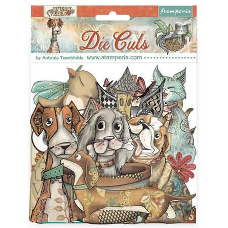 Stamperia Furry Friends - Die Cuts