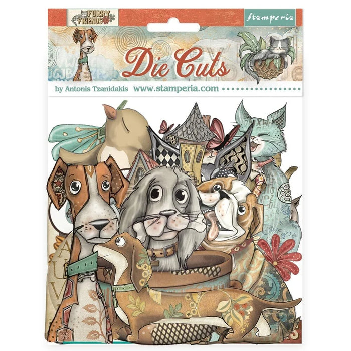 Stamperia Furry Friends - Die Cuts