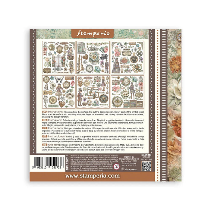 Stamperia Gardens Of Time - Rub-Ons Assortment Kit