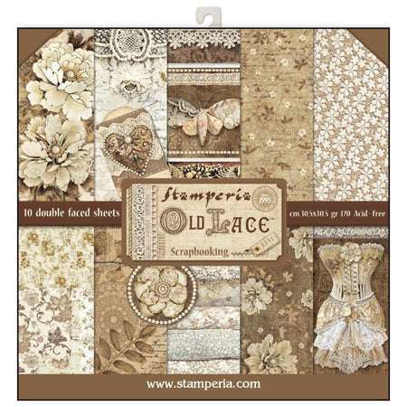 Stamperia Old Lace - 12x12 Paper Pack