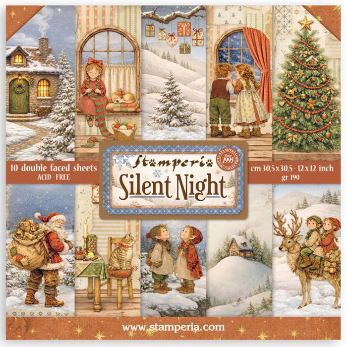 Stamperia Silent Night - 12x12 Paper Pack