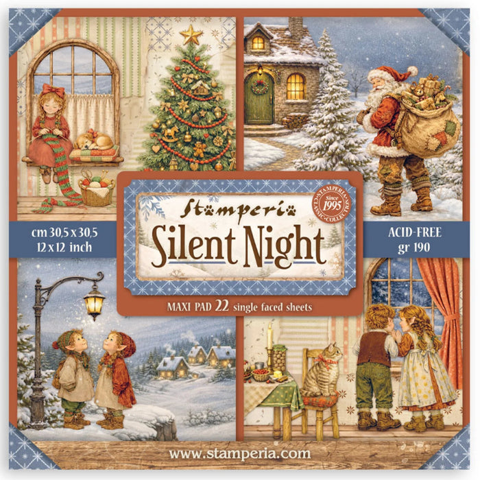 Stamperia Silent Night - 12x12 Maxi Paper Pack