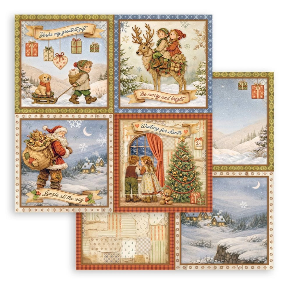 Stamperia Silent Night - 4 Cards