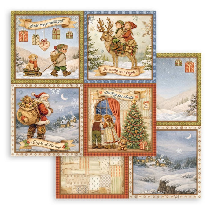 Stamperia Silent Night - 4 Cards