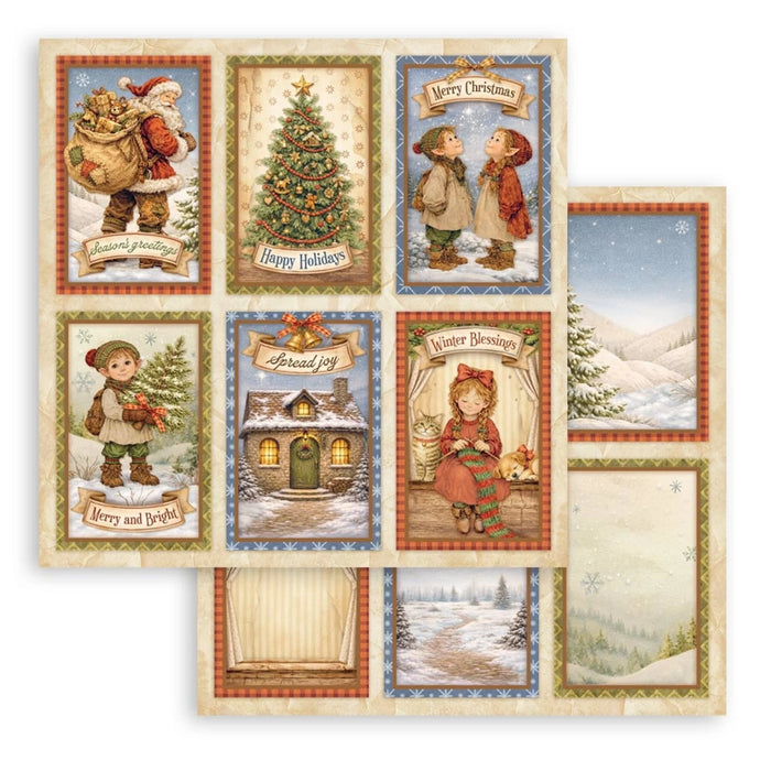 Stamperia Silent Night - 6 Cards