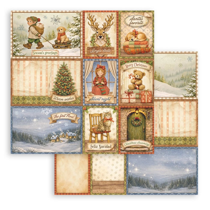 Stamperia Silent Night - Mixed Cards