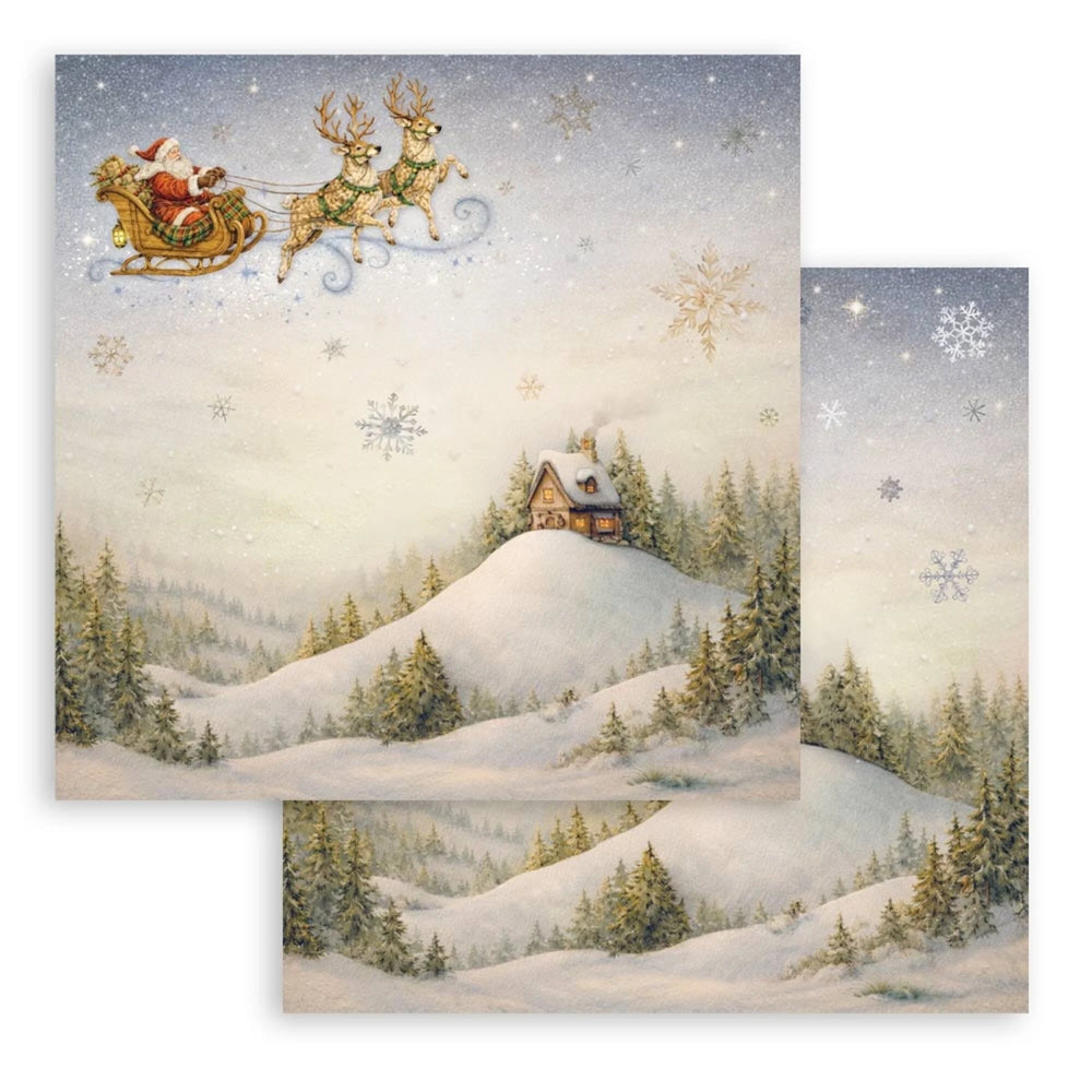 Stamperia Silent Night - Santa Claus Sleigh