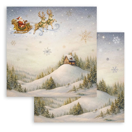 Stamperia Silent Night - Santa Claus Sleigh