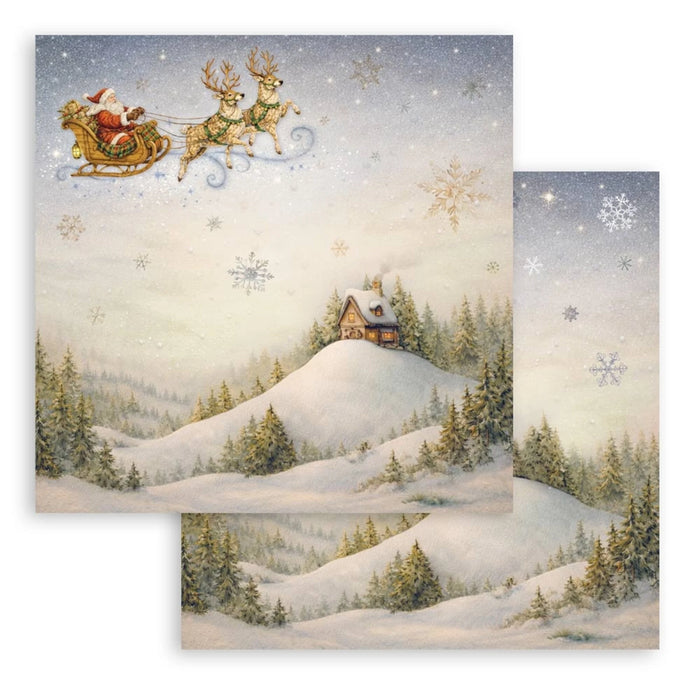 Stamperia Silent Night - Santa Claus Sleigh