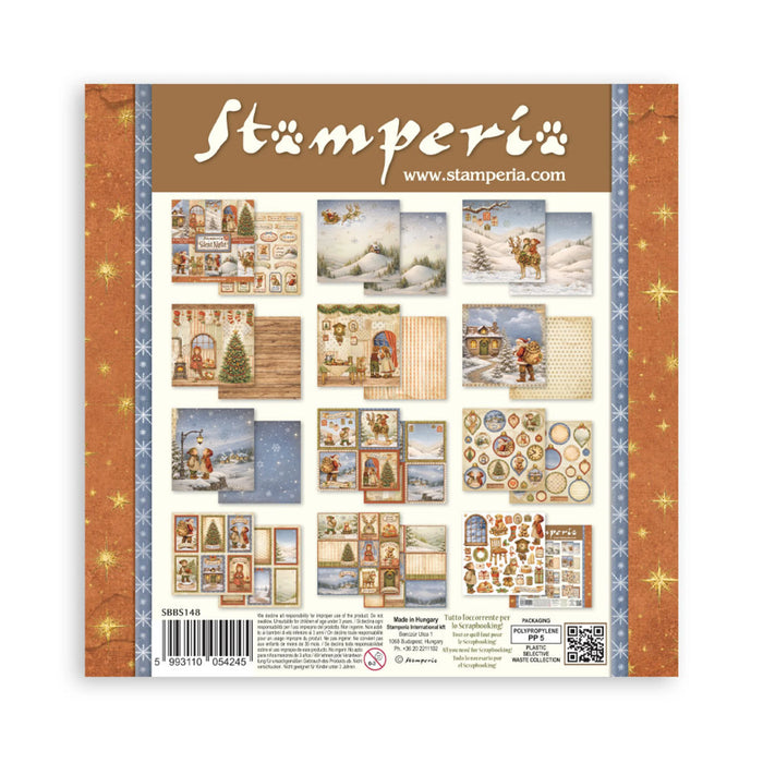 Stamperia Silent Night - 8x8 Paper Pack