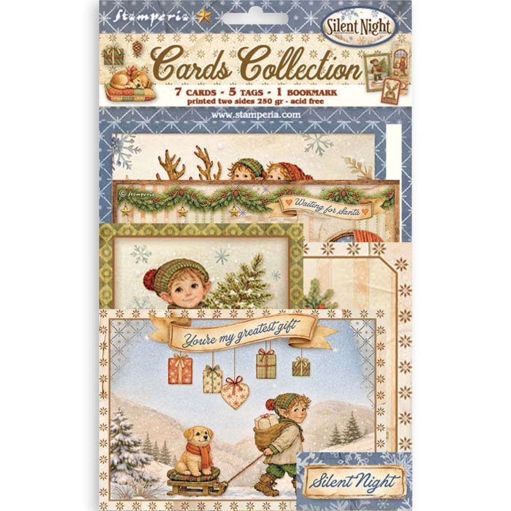 Stamperia Silent Night - Cards Collection