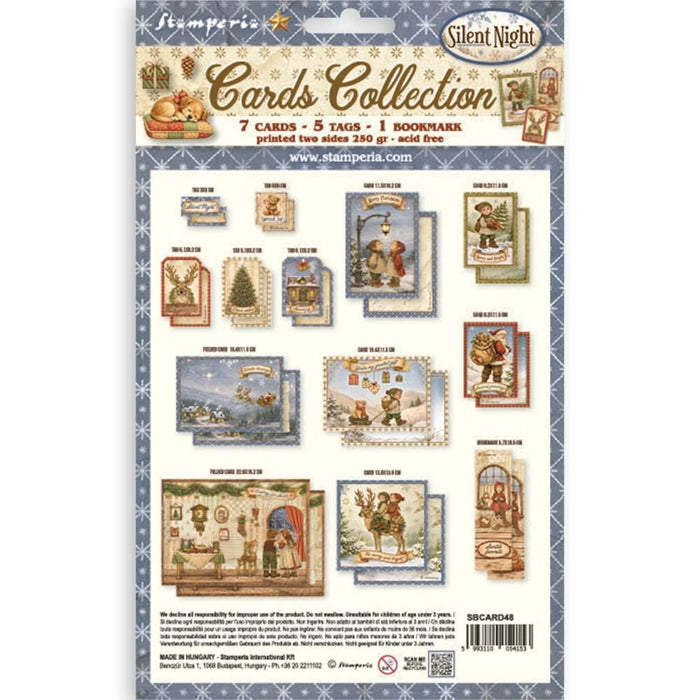 Stamperia Silent Night - Cards Collection