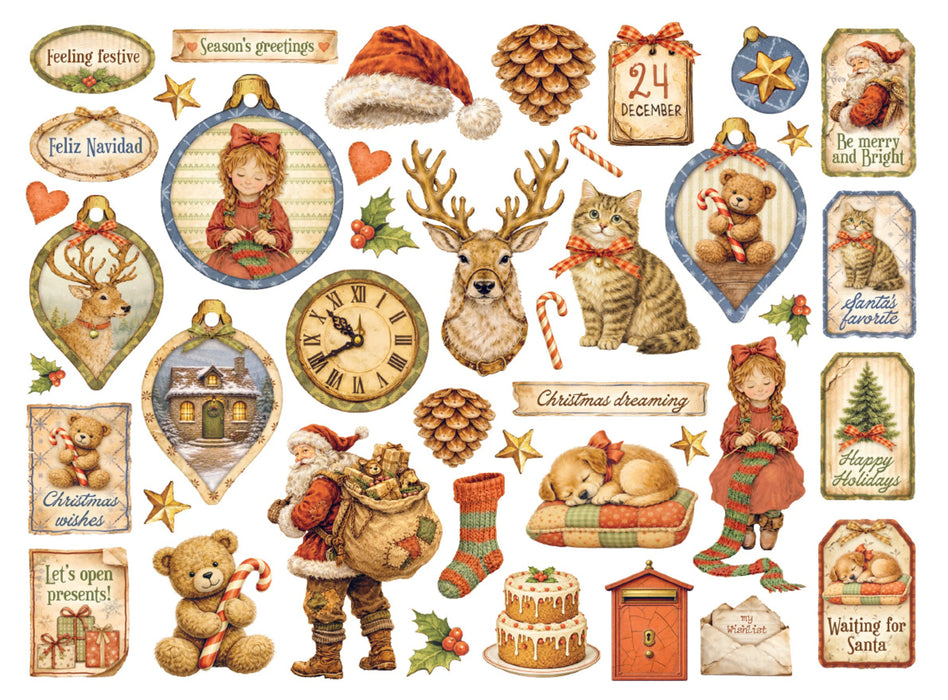Stamperia Silent Night - Die Cuts
