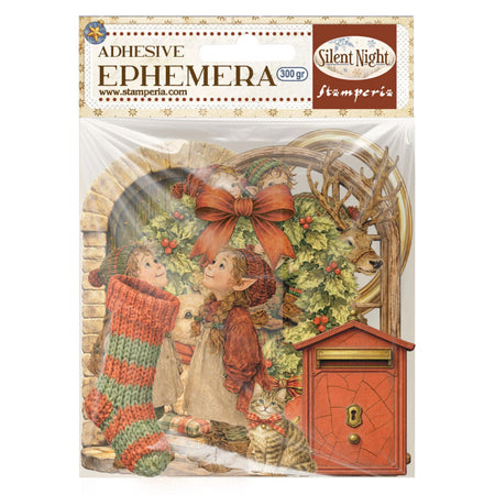 Stamperia Silent Night - Adhesive Paper Ephemera