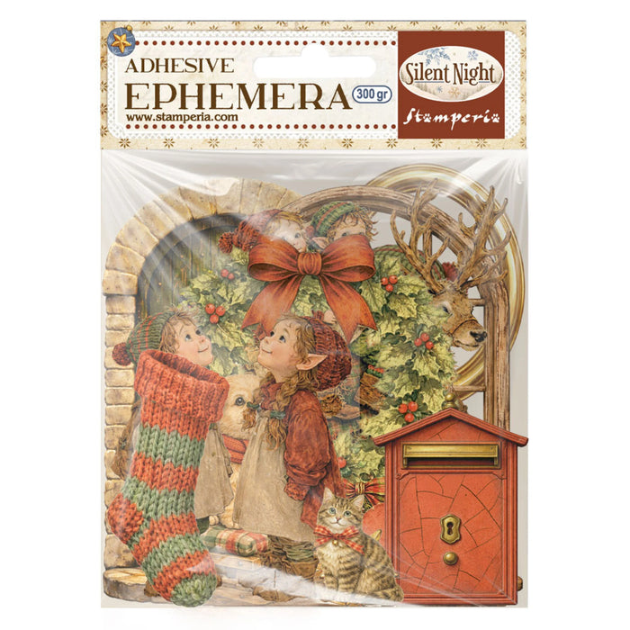 Stamperia Silent Night - Adhesive Paper Ephemera