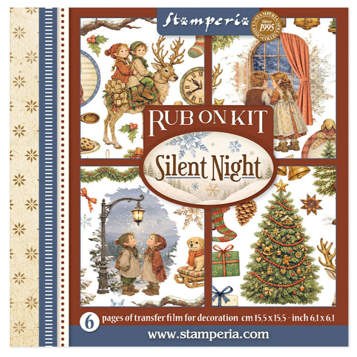 Stamperia Silent Night - Rub-On Kit